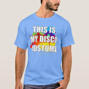 T-shirt Mens This Is My Disco Costume 80s Funky Night Retr