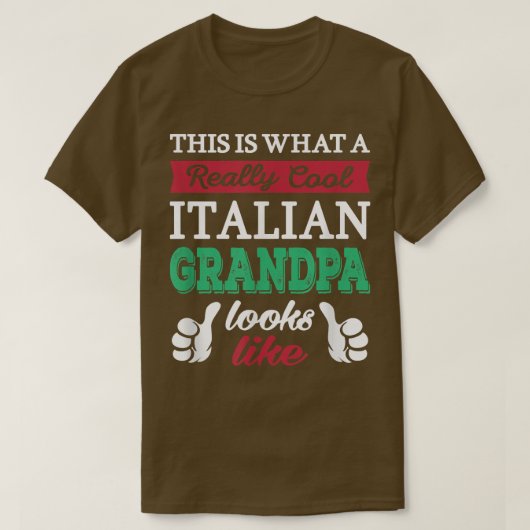 T-shirt Mens This is What's What Really Cool Italien Grand (Design devant)