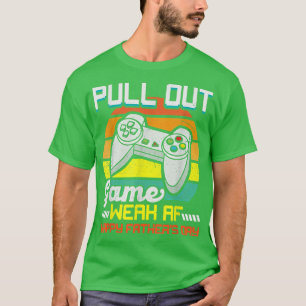 T-shirt Mens tirer le jeu Faible AF Happy Fête des pères F