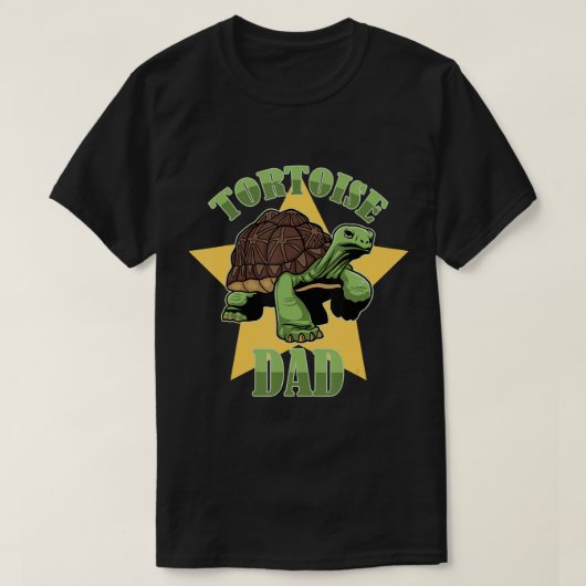 T-shirt Mens Tortoise Papa Animal Turtle Sulcata Propriéta (Design devant)