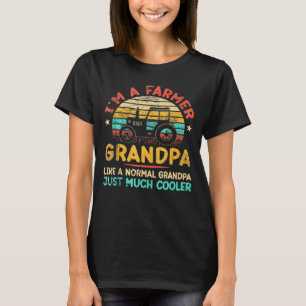 T-shirt Mens Tractor Agricole Rancher Je suis un agriculte