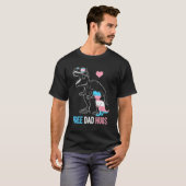 T-shirt Mens Trans papa gratuit serres Dinosaur Rex Daddy (Devant entier)