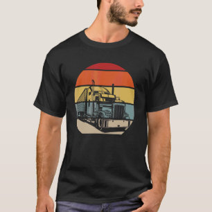 T-shirt Mens Truck Driver Trucker Homme Truck Freight Forw