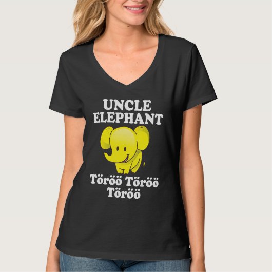 T-shirt Mens Uncle Elephant Töröö Cute circus Elephants Af (Devant)