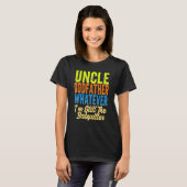 T-shirt Mens uncle godfather whatever uncles family uncle  (Devant entier)