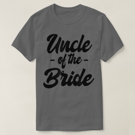 T-shirt Mens Uncle of the Bride Distressed (Design devant)