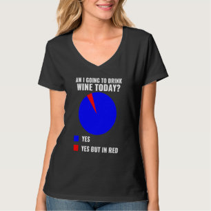 T-shirt Mens Vin Drôle Suis-Je En Train De Boire Du Vin Au