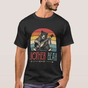 T-shirt Mens Vinatge Brother Bear Fête des pères Vintage