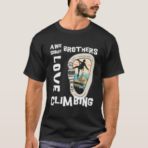 T-shirt Mens Vintage Escalade Carabiner Awesome Brothers L