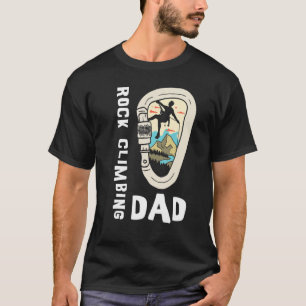 T-shirt Mens Vintage escalade carabiner, rock escalade pap