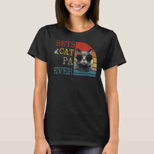 T-shirt Mens Vintage Meilleur Chat Pa Jamais Chat Pa