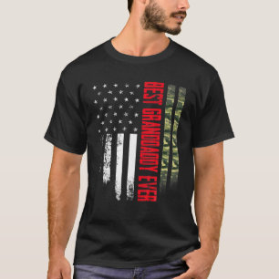 T-shirt Mens Vintage Meilleur Grand Père Jamais Camo Ameri