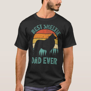 T-shirt Mens Vintage Meilleure étagère Papa Jamais Fête de