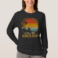 Mens Vintage Mes amis de pêche Appelez Bonus Papa