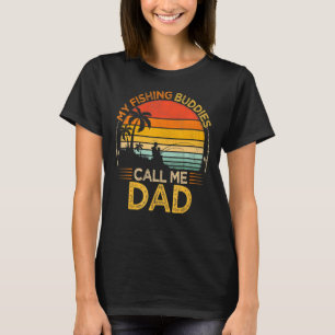 T-shirt Mens Vintage Mes Épouses De Pêche Appelez Papa Pêc