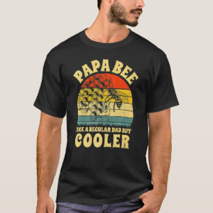 T-shirt Mens Vintage Papa Abee Comme Un Père Régulier Abei