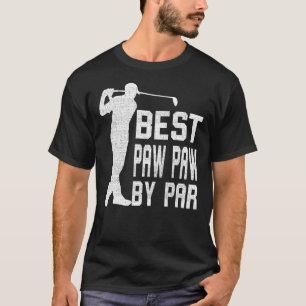 T-shirt Mens Vintage Paw Paw Par Par Fête des pères Gol