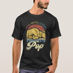 T-shirt Mens Vintage Pop The Man The Myth The Legend For