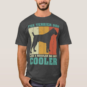 T-shirt Mens Vintage Rétro Pour Terrier Papa Comme Un D Ré