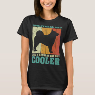 T-shirt Mens Vintage Retro Schipperke Papa Comme Un D Régu