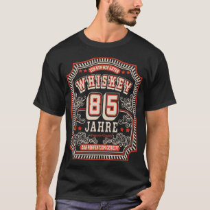 T-shirt Mens Vintage - Whiskey 85 ans - 85th Bir