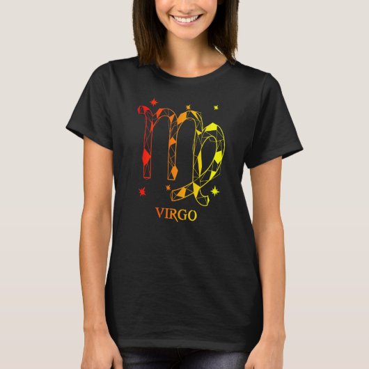 T-shirt Mens Virgo Zodiac (Devant)