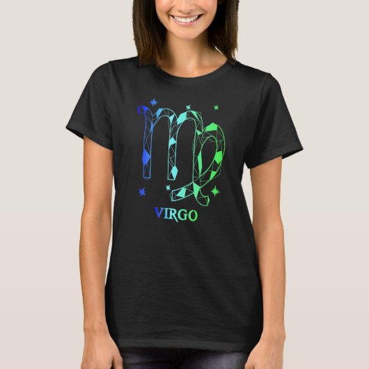 T-shirt Mens Virgo Zodiac 4 (Devant)