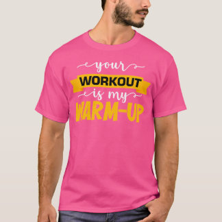 T-shirt Mens Votre Entraînement Est Ma Motivation Gym Réch