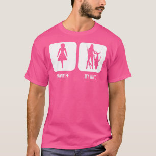 T-shirt Mens Votre Femme Ma Femme Pêcheur Pêcheur Pour Hus