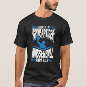 T-shirt Mens Water Ball Sports Water Water Polo Papa Water