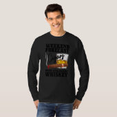 T-shirt Mens Weekend Forecast Cuban Cigars With Chance Of (Devant entier)