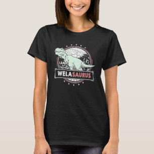 T-shirt Mens WelaSaurus Wela idée pour les femmes Fête des