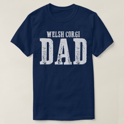 T-shirt Mens Welsh Corgi Dad871 (Design devant)