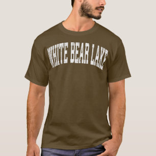 T-shirt Mens White Bear Lake Minnesota MN Athlétisme Vinta