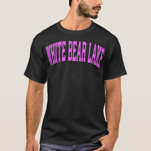 T-shirt Mens White Bear Lake Minnesota MN Athlétisme Vinta