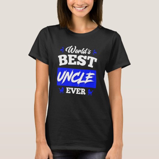 T-shirt Mens World s best Uncle ever Best Uncle (Devant)