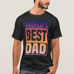 T-shirt Mens Worlds Best Papa Père Day Citation Dit 3
