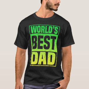 T-shirt Mens Worlds Best Papa Père Day Citation Dit 9