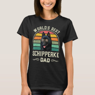 T-shirt Mens Worlds Best Schipperke Papa