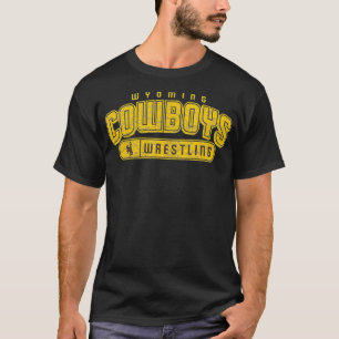 T-shirt Mens Wyoming Cowboys Vêtements Wrestling Pill 
