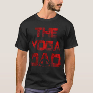 T-shirt Mens Yoga Papa Méditation Namaste Fête des pères P