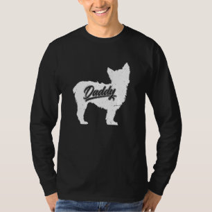 T-shirt Mens Yorkshire Terrier Daddy Papa Pères De Yorks