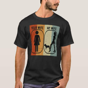 T-shirt Mens Your Femme My Wife French Bulldog Frenchie Fo