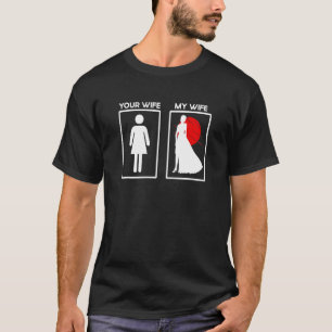 T-shirt Mens Your Femme My Wife Latin Dance Citation Exerc