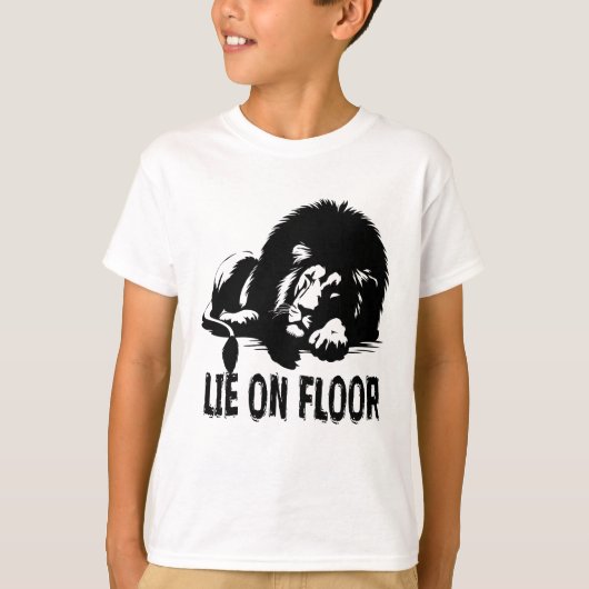 T-SHIRT MENSONGE AU SOL (Devant)