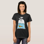 T-shirt Mensonge de pêche (Devant entier)