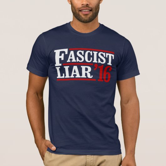 T-SHIRT MENSONGE FASCISTE (Devant)