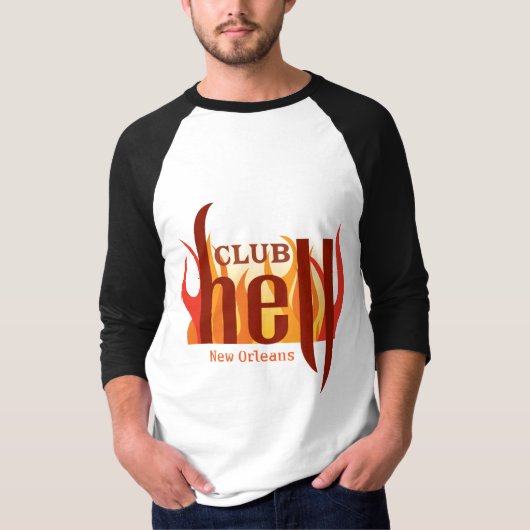 T-shirt Men'sT-Chemise 2 d'enfer de club (Devant)