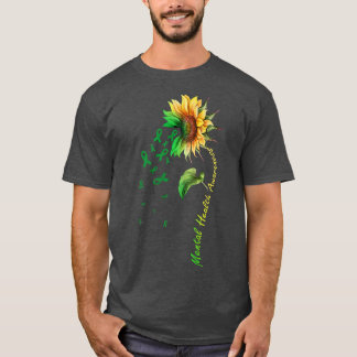 T-shirt Mental Health Awareness Sunflower Premium 