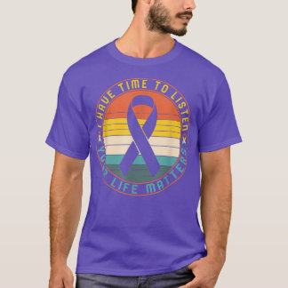 T-shirt Mental Health Counselor Suicide Prevention Awarene